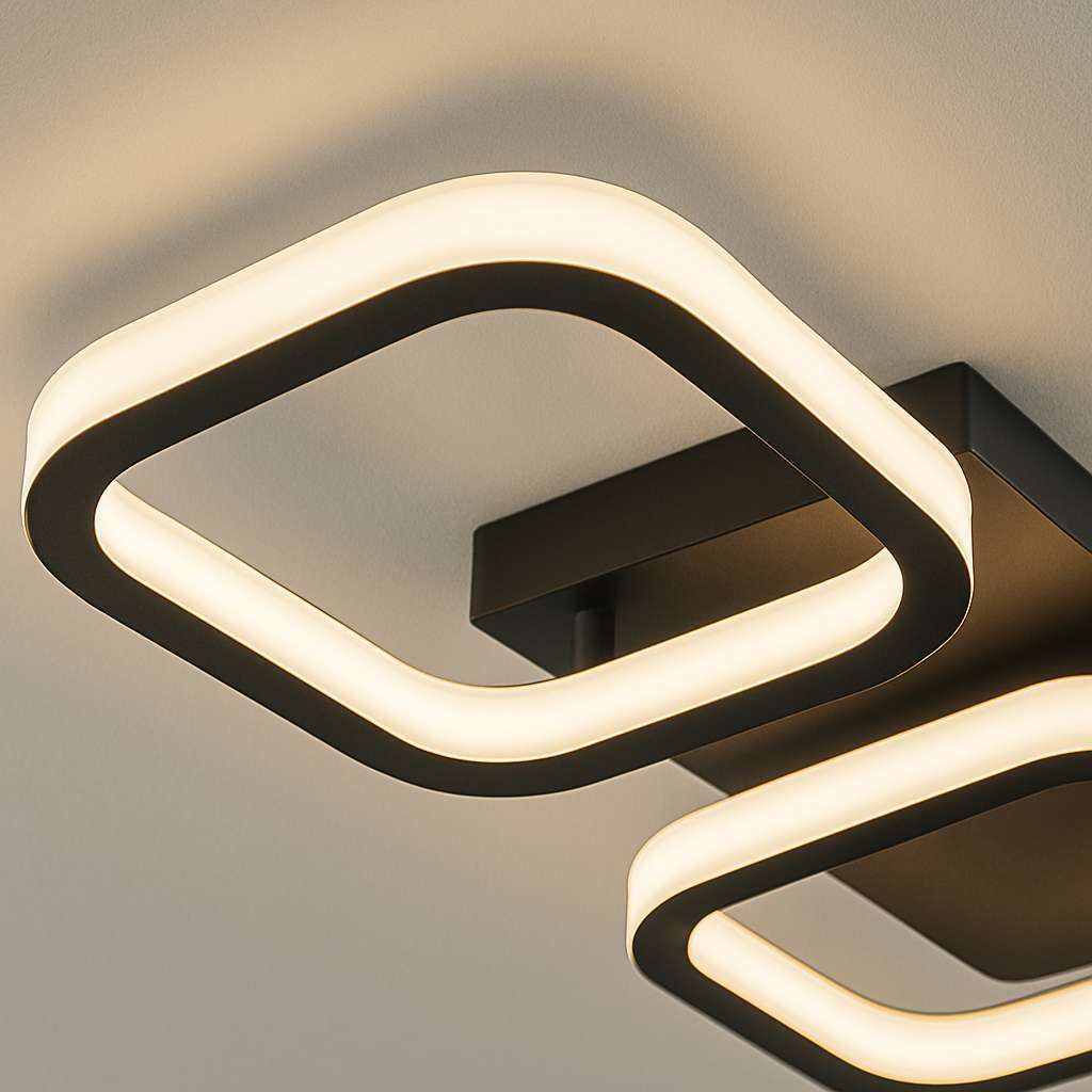 Modern Square LED Chandelier - KaveCore