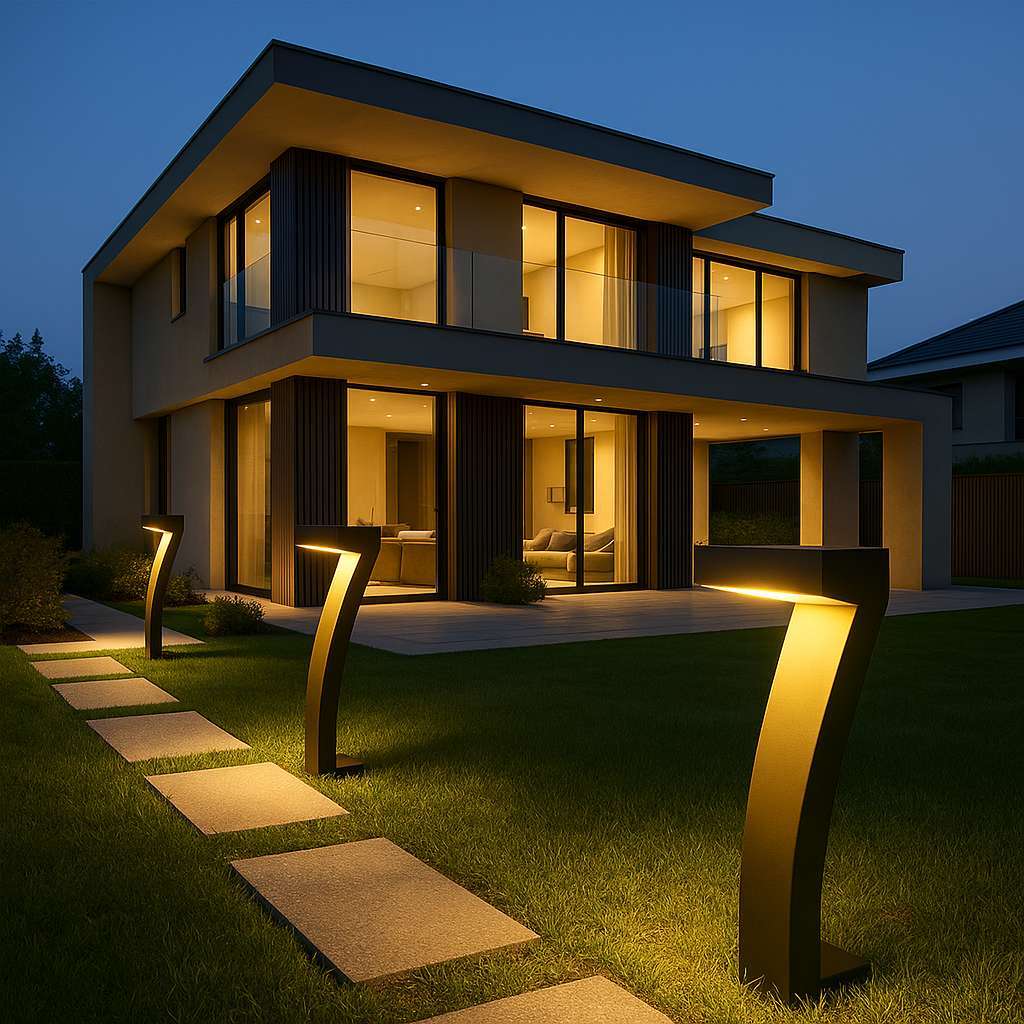 SolarCurve 7 Garden Light - KaveCore