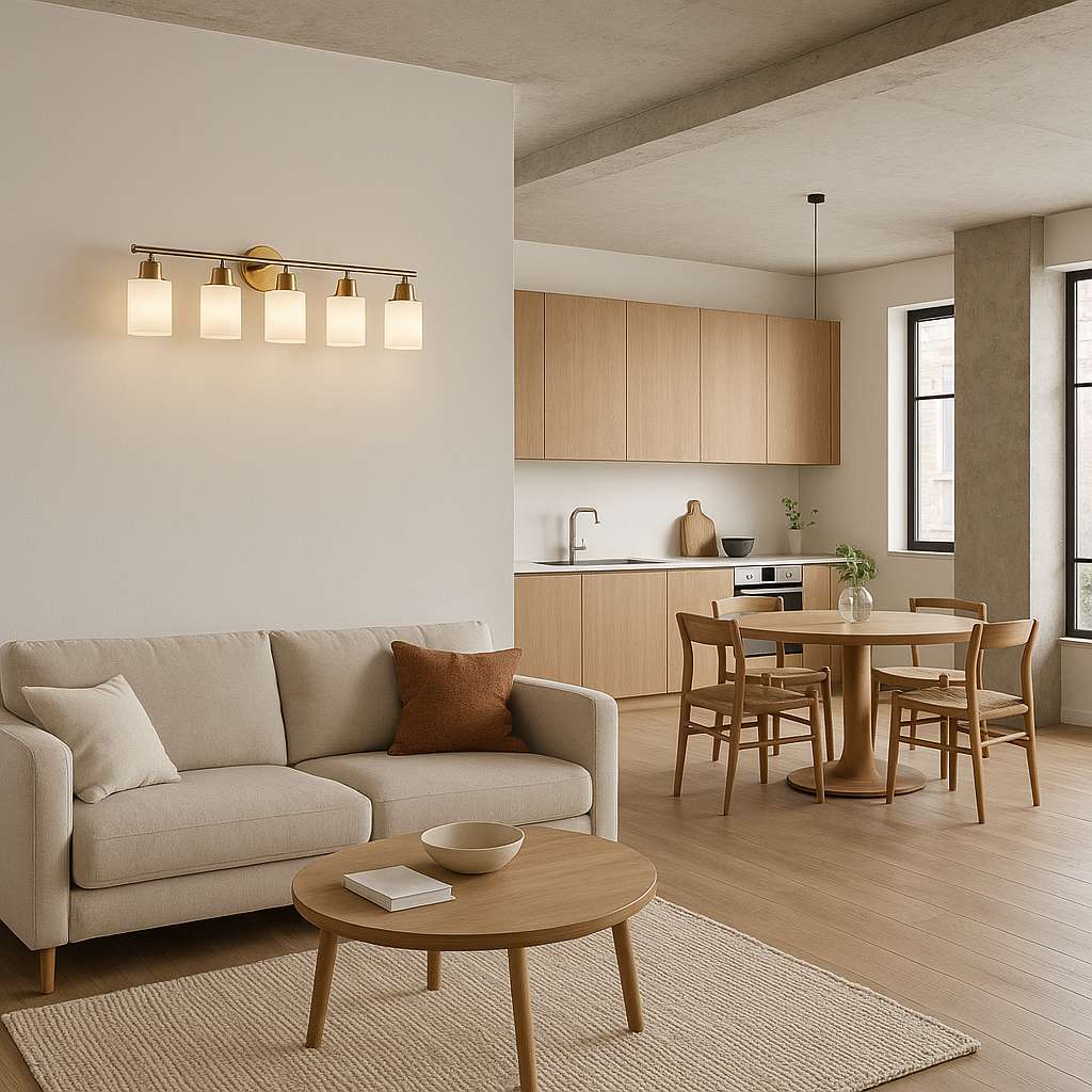 Elysian Frost 5-Lamp Wall Sconce - US - KaveCore