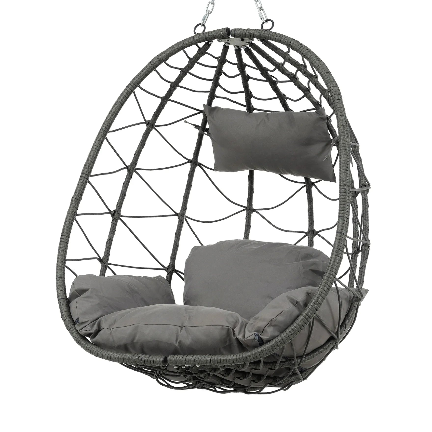 Modern Boho Hanging Egg Chair with Stand - US - KaveCore