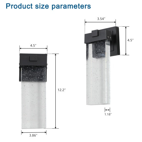 Bubble Glow Outdoor Wall Sconces (2 Piece Set) - US - KaveCore