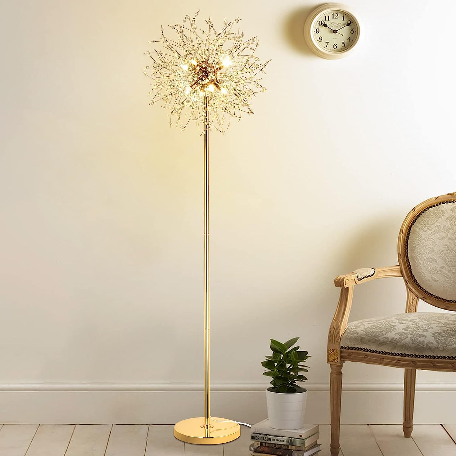 Sparkling Crystal Firework Floor Lamp - US - KaveCore