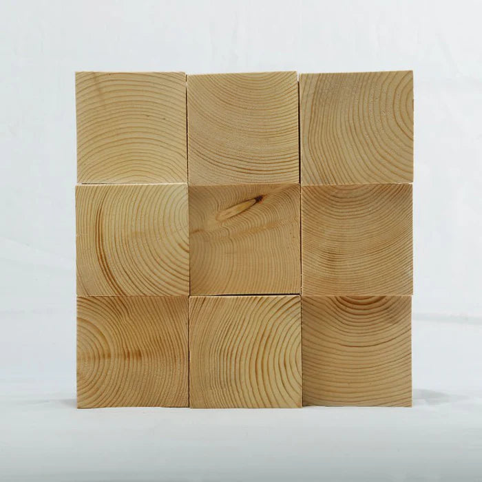 SculptWood Cube Mosaic Wall Panel