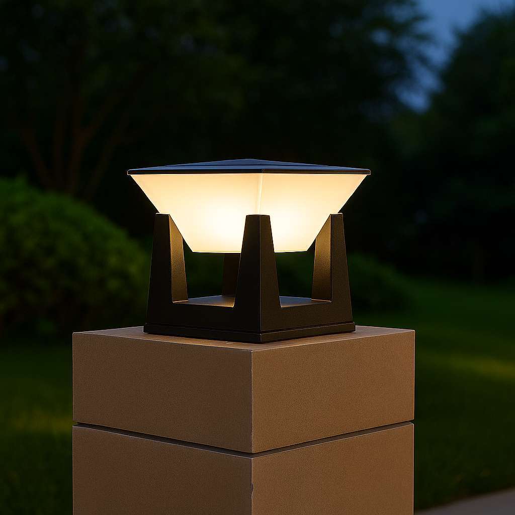 LumiSquare Solar Post - KaveCore