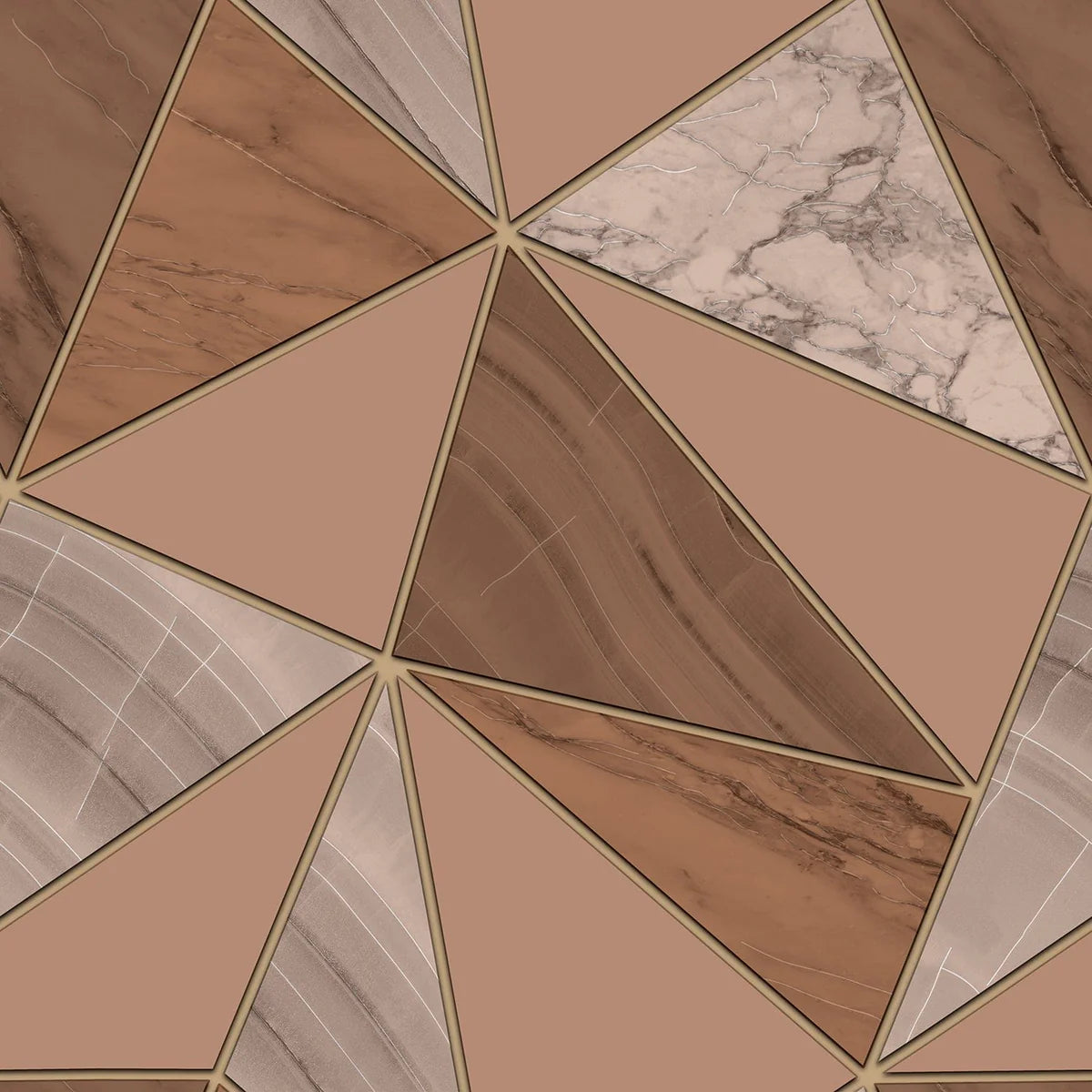 Polygon Prestige Suede Wallpaper