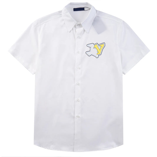 Luxury Mens Designer Shirts Letter Printed LIV