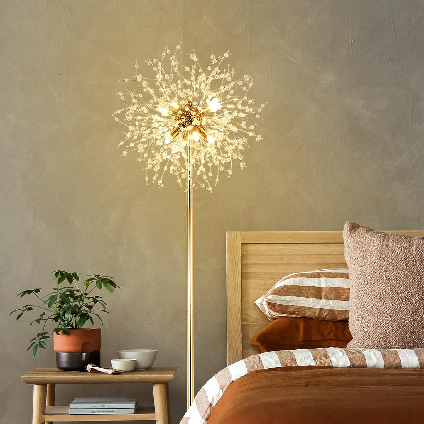 Sparkling Crystal Firework Floor Lamp - US - KaveCore