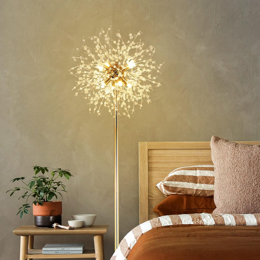 Sparkling Crystal Firework Floor Lamp - US - KaveCore