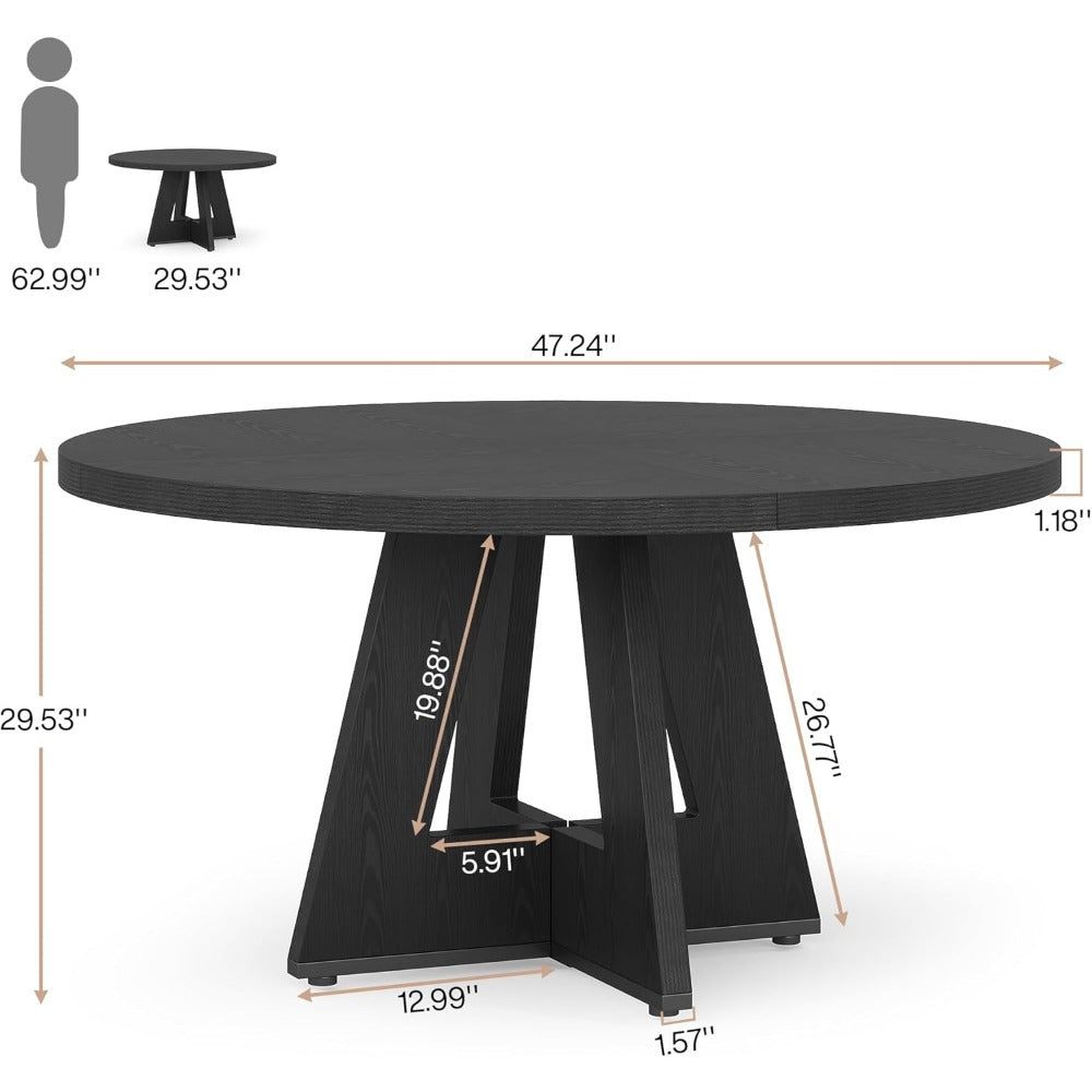 The Marlowe Round Dining Table for 4 - US - KaveCore