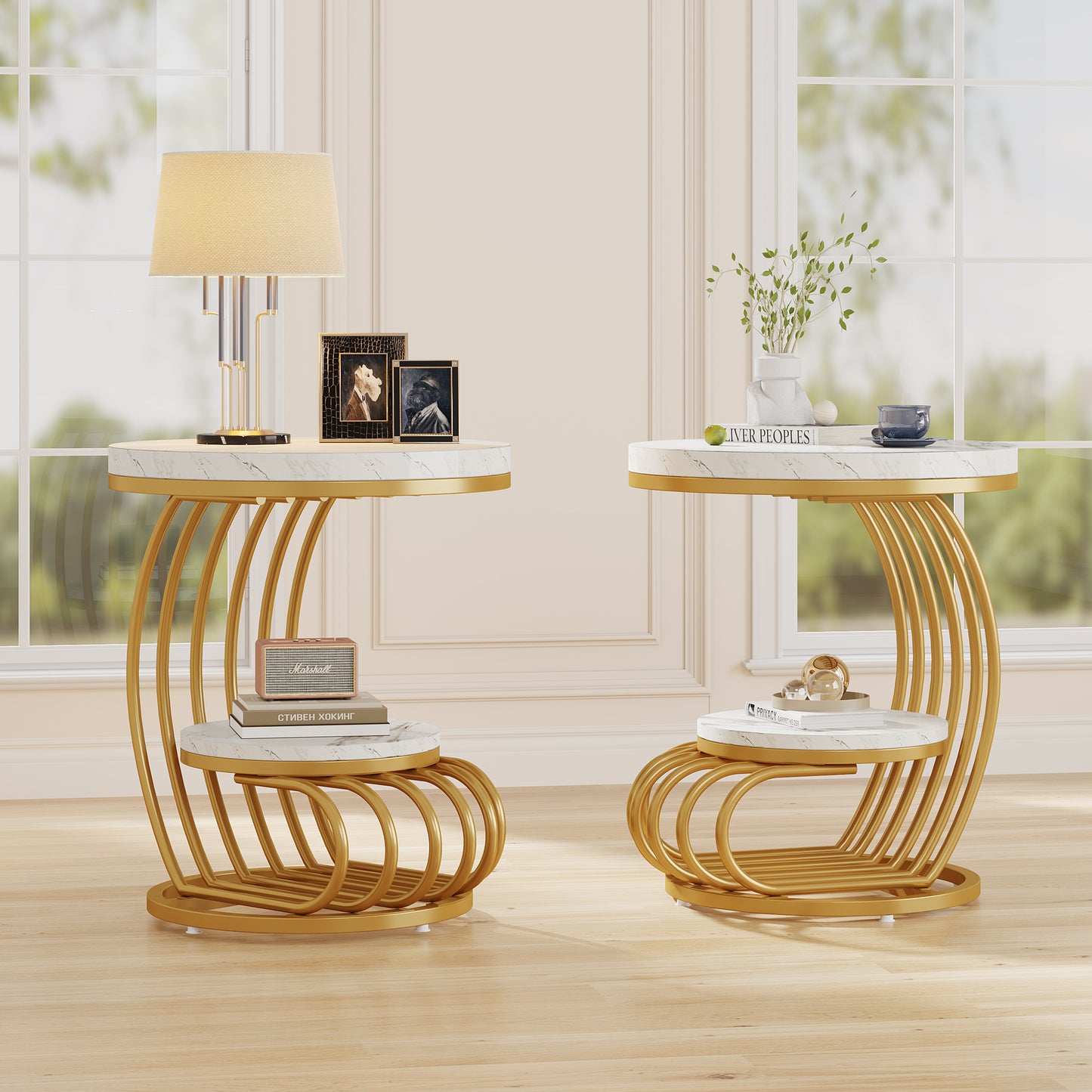 Evoque Curve Side Tables US
