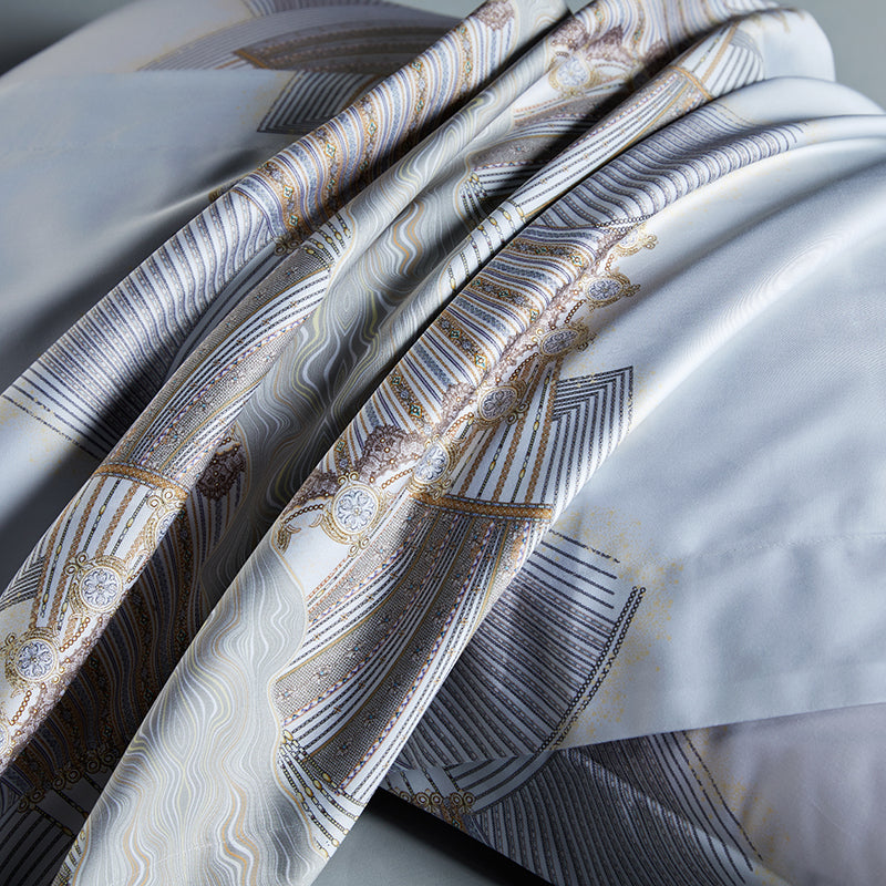 Silken Harmonia Duvet Cover Set (Long-staple Sateen Cotton)