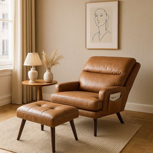 The Studio Siesta Recliner & Ottoman Set US - KaveCore