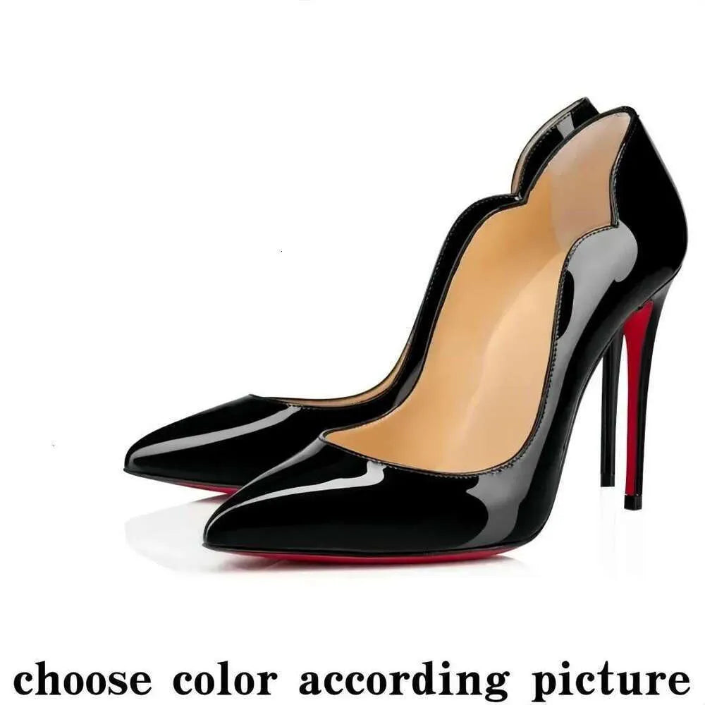 High Red Heels Shoes Designer Soled Peep Pointed Toe Sandals