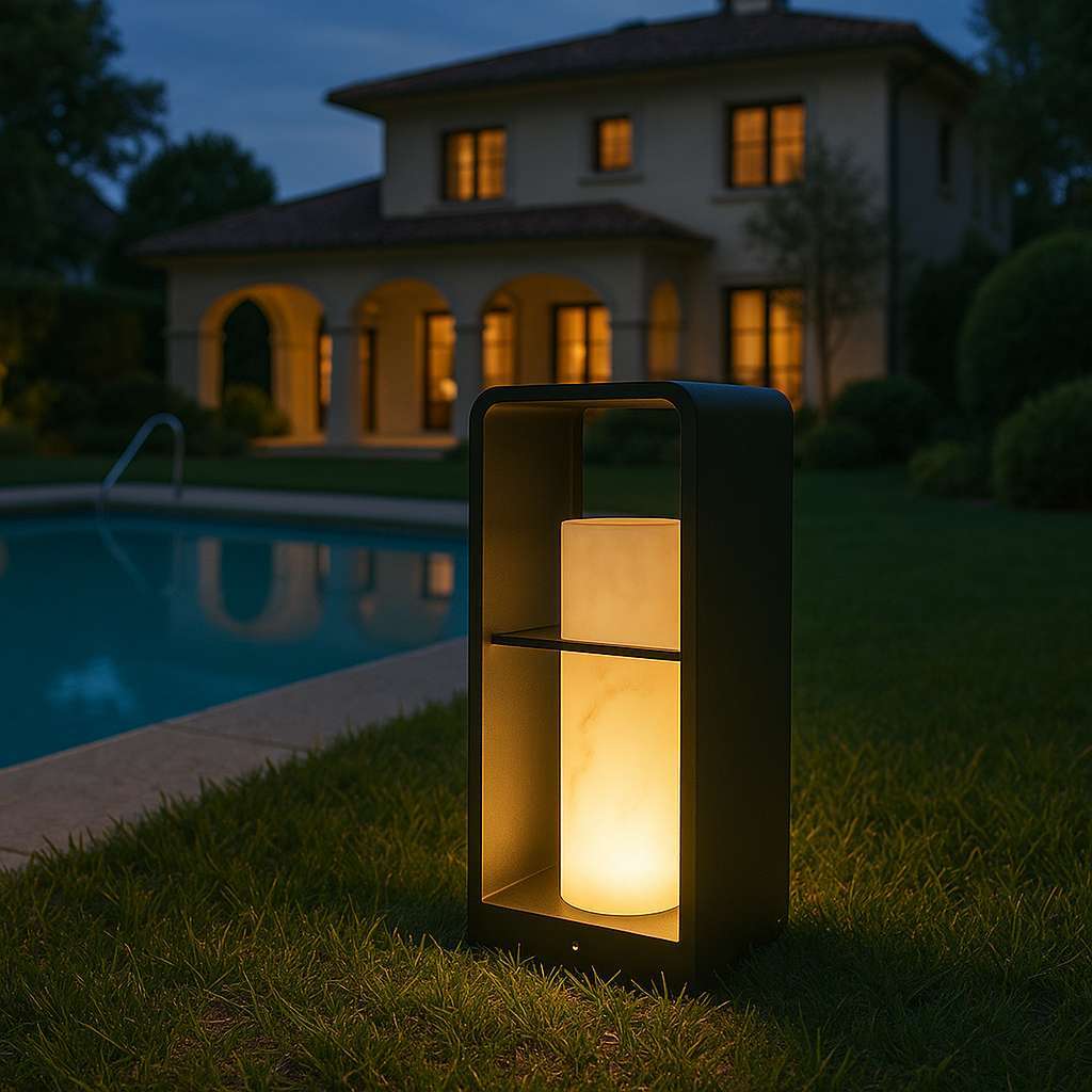 NightCube – Elegant Solar LED Light for Outdoor Ambiance - KaveCore