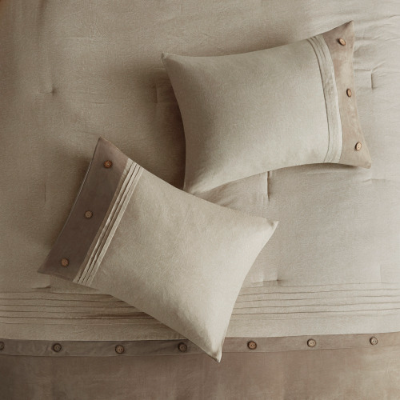 Canyon Dusk Faux Suede Bedding Set - US - KaveCore