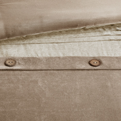 Canyon Dusk Faux Suede Bedding Set - US - KaveCore