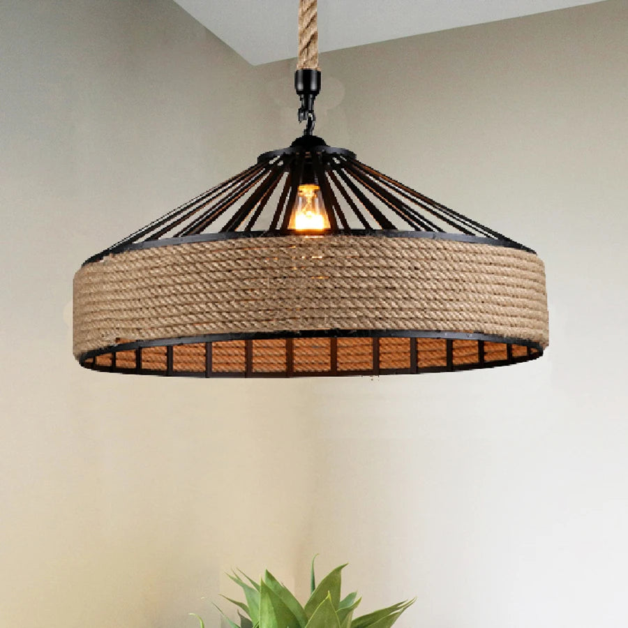 Old Deck Rope Chandelier - KaveCore