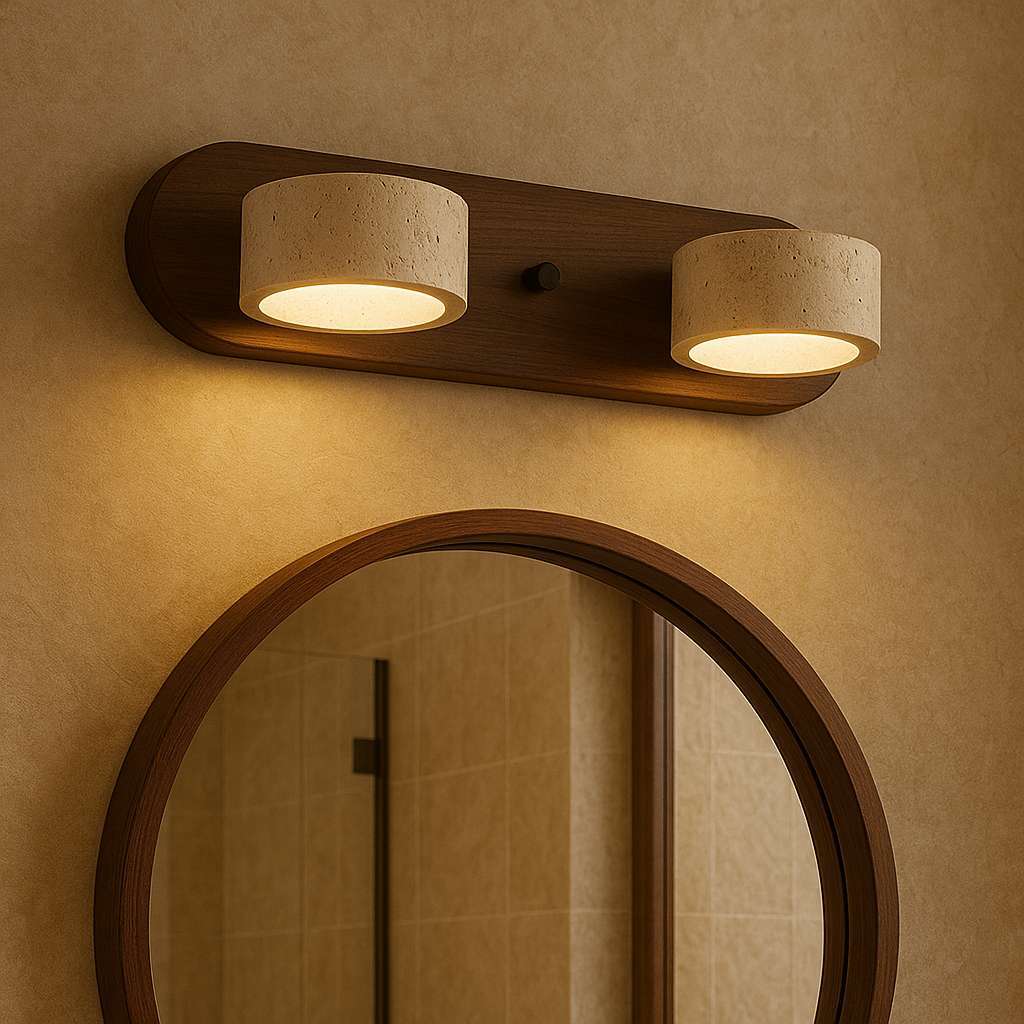 LumaStone Duo Light Wall Sconce - KaveCore