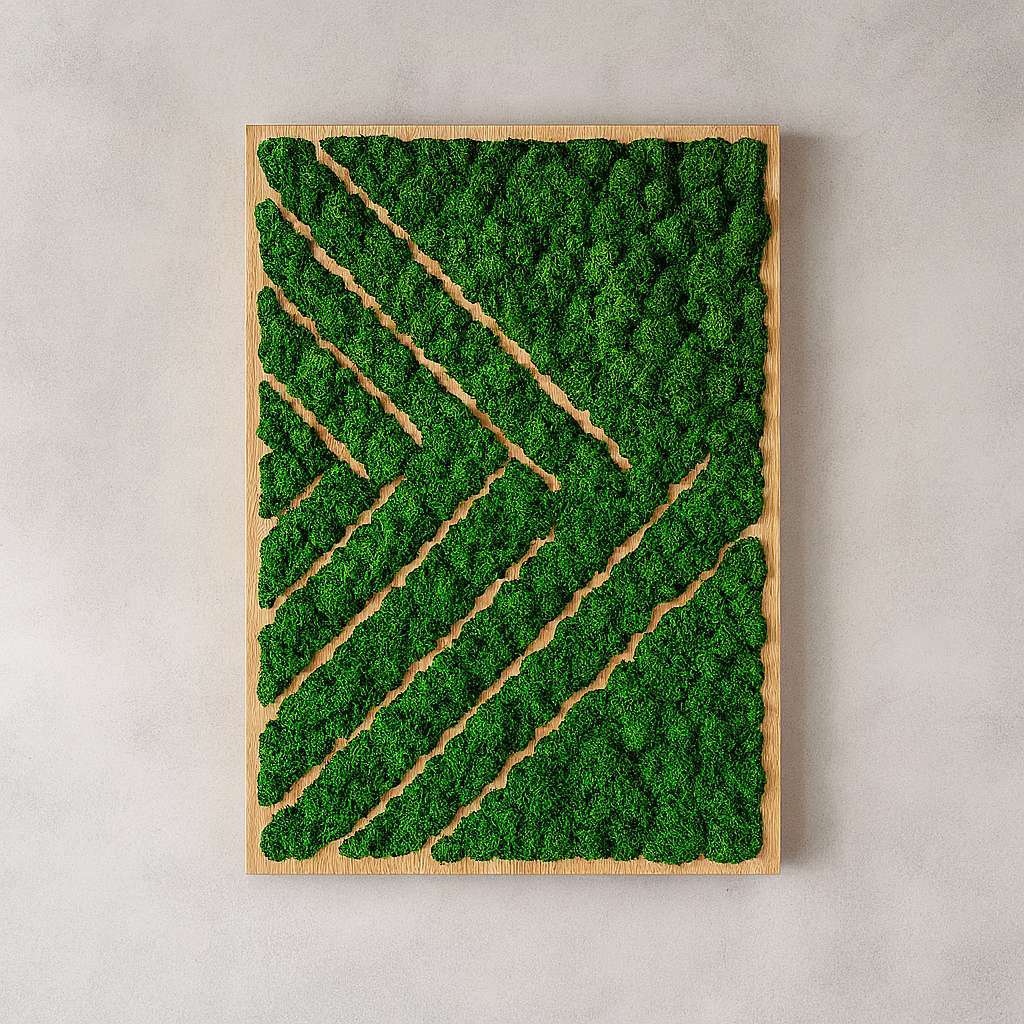 GreenPulse Natural Moss Art