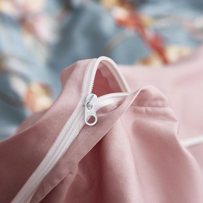 Parrot & Petal Duvet Cover Set (Long-staple Sateen Cotton)