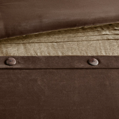 Canyon Dusk Faux Suede Bedding Set - US - KaveCore