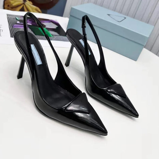 High Heeled Formal Shoes Designer Rhinestone