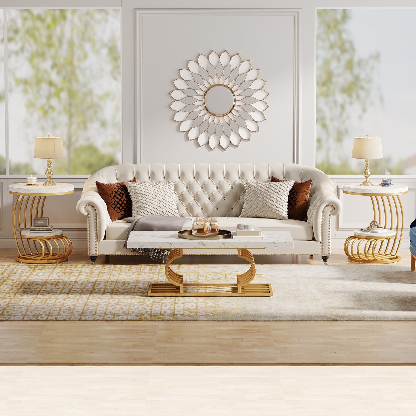 Evoque Curve Side Tables US