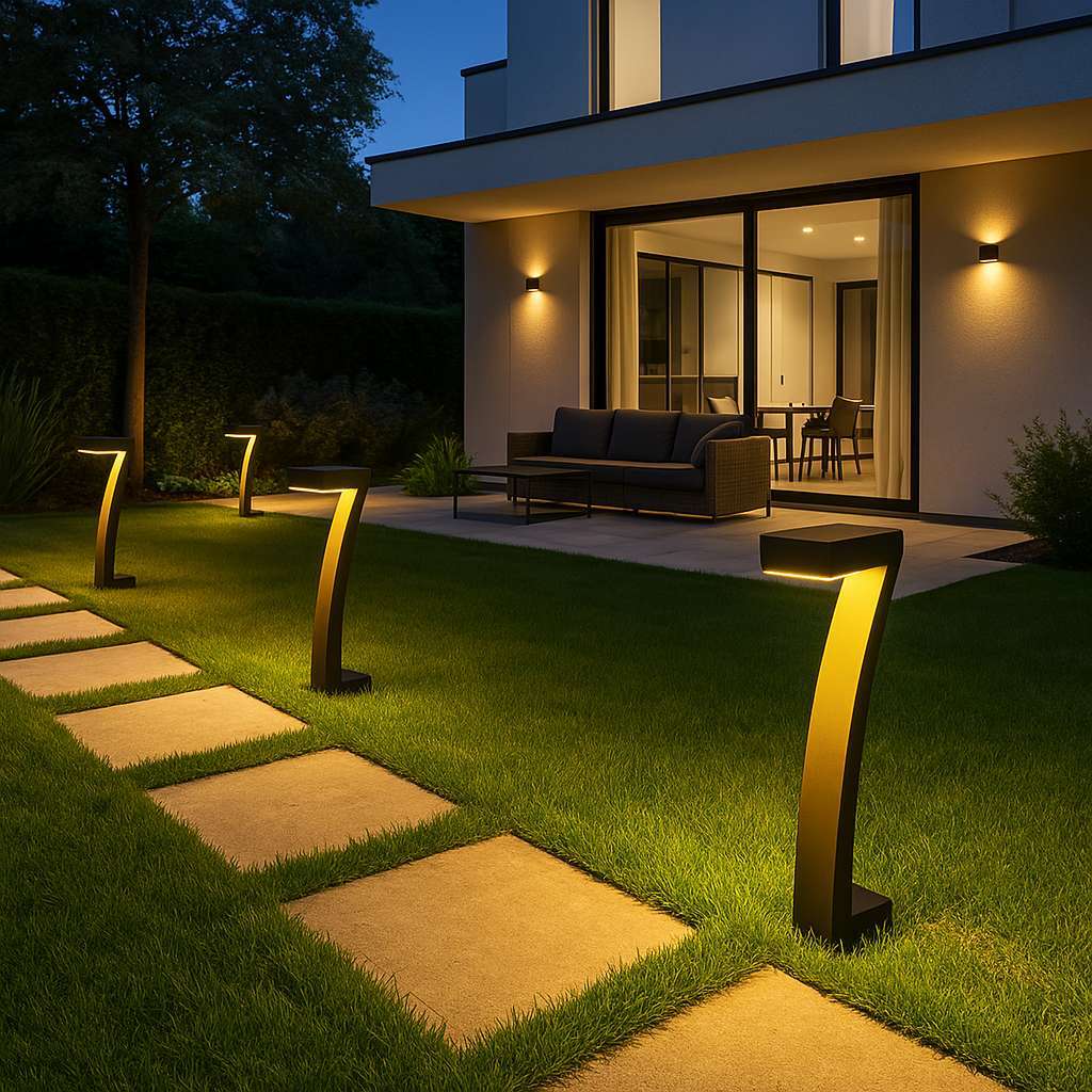 SolarCurve 7 Garden Light - KaveCore