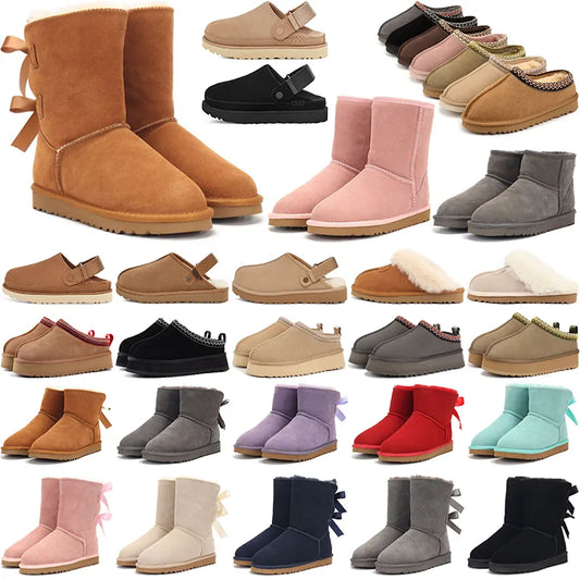 Designer Boots Tasman Slippers Womens Slides Winter Snow