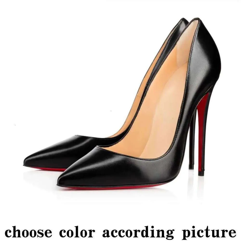 High Red Heels Shoes Designer Soled Peep Pointed Toe Sandals