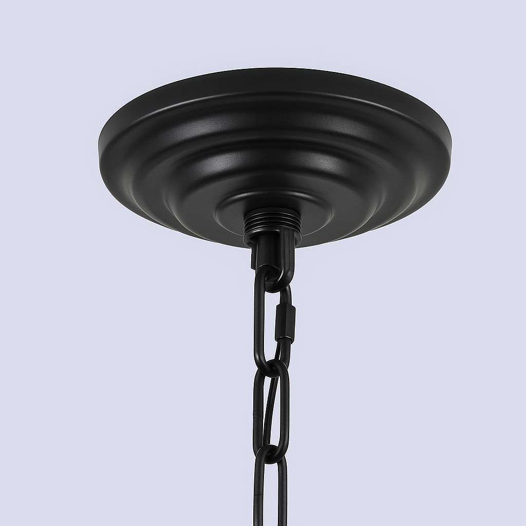 Blacksmith Forge 4-Light Industrial Hanging Light Fixture - US - KaveCore