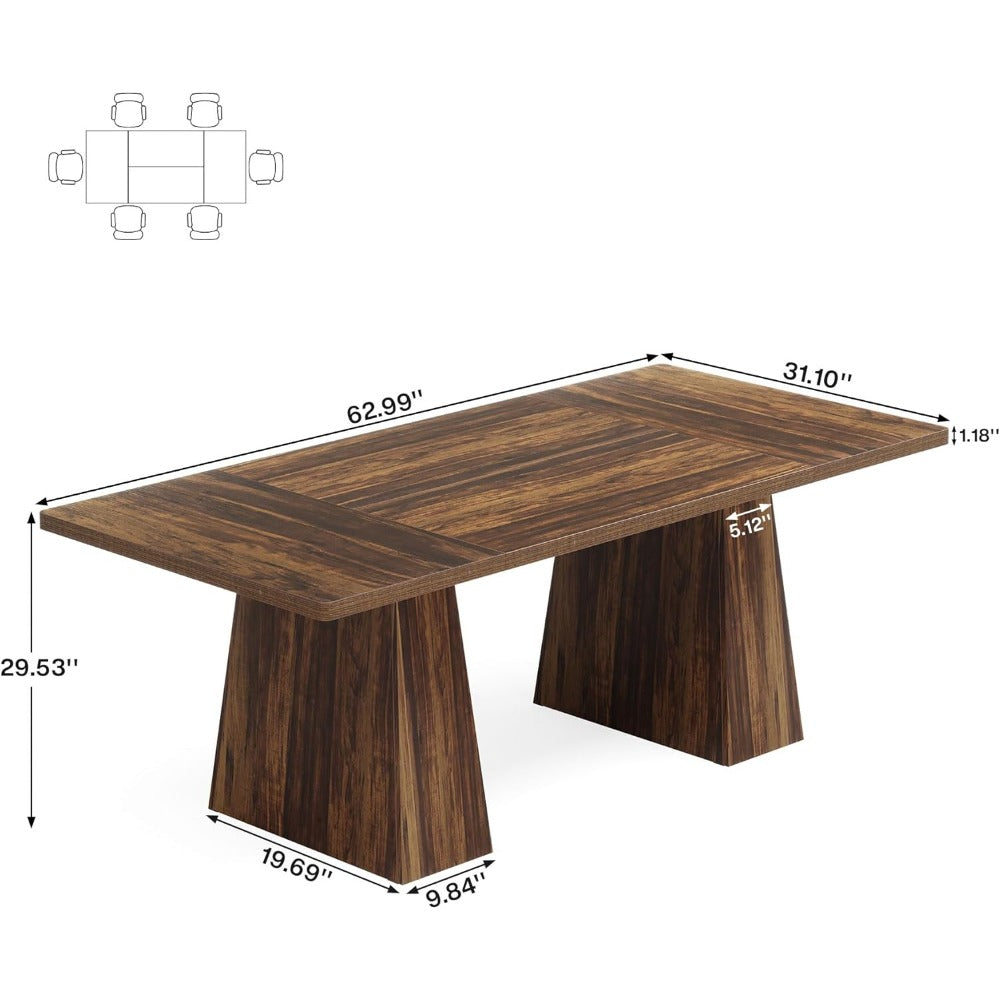 Axis Rustic Modern Dining Table - US