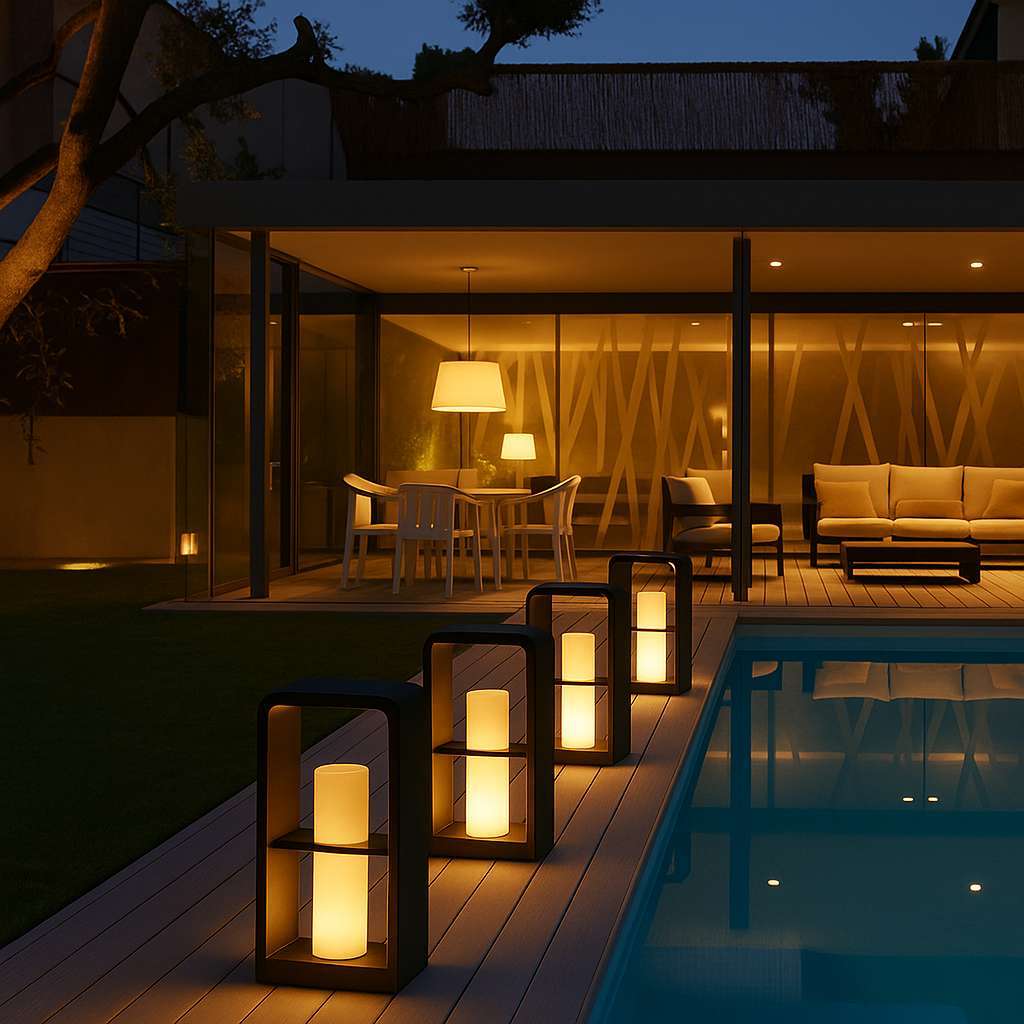 NightCube – Elegant Solar LED Light for Outdoor Ambiance - KaveCore