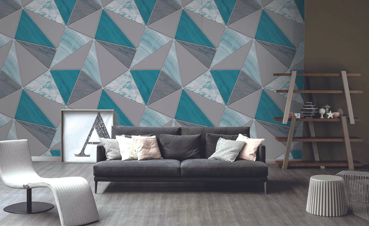Polygon Prestige Suede Wallpaper
