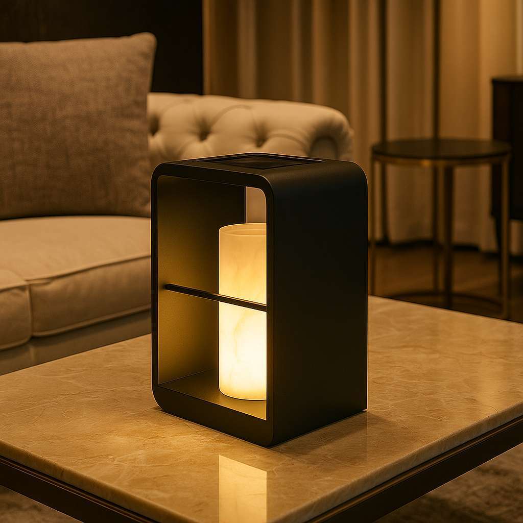 NightCube – Elegant Solar LED Light for Outdoor Ambiance - KaveCore