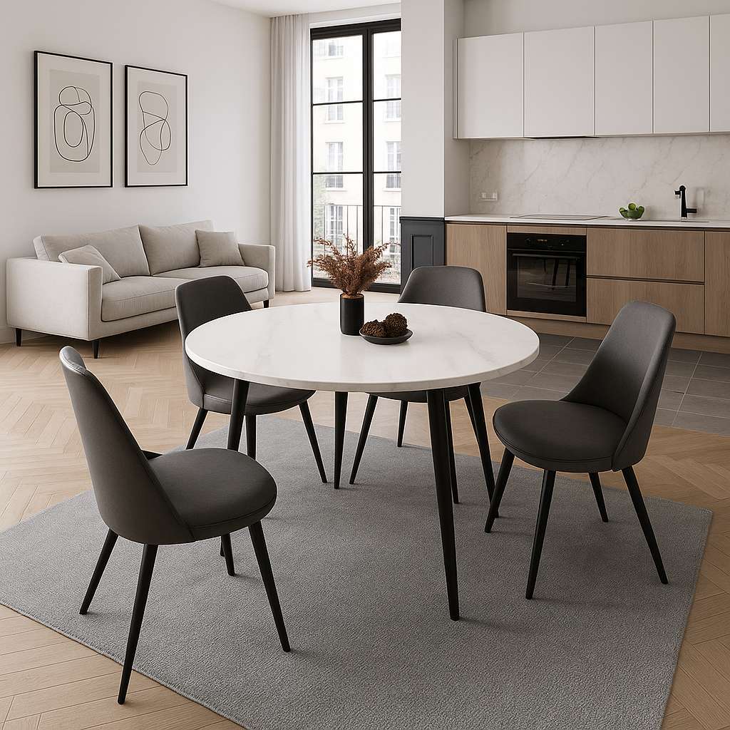 Lunaris Marble Dining Table - US - KaveCore