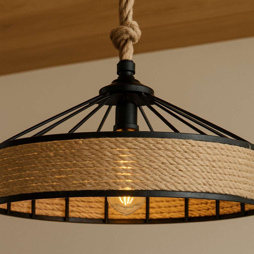 Old Deck Rope Chandelier - KaveCore
