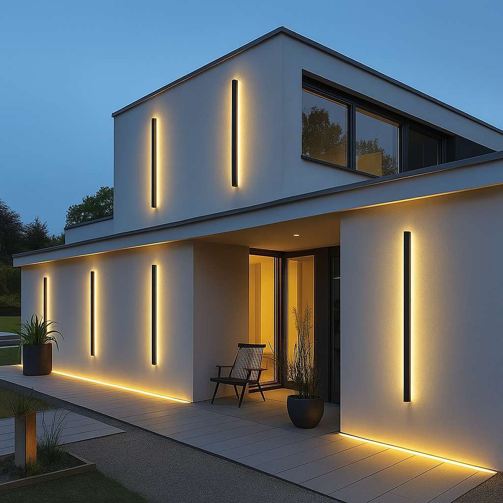 VertaLux Outdoor Wall Strip Light - KaveCore