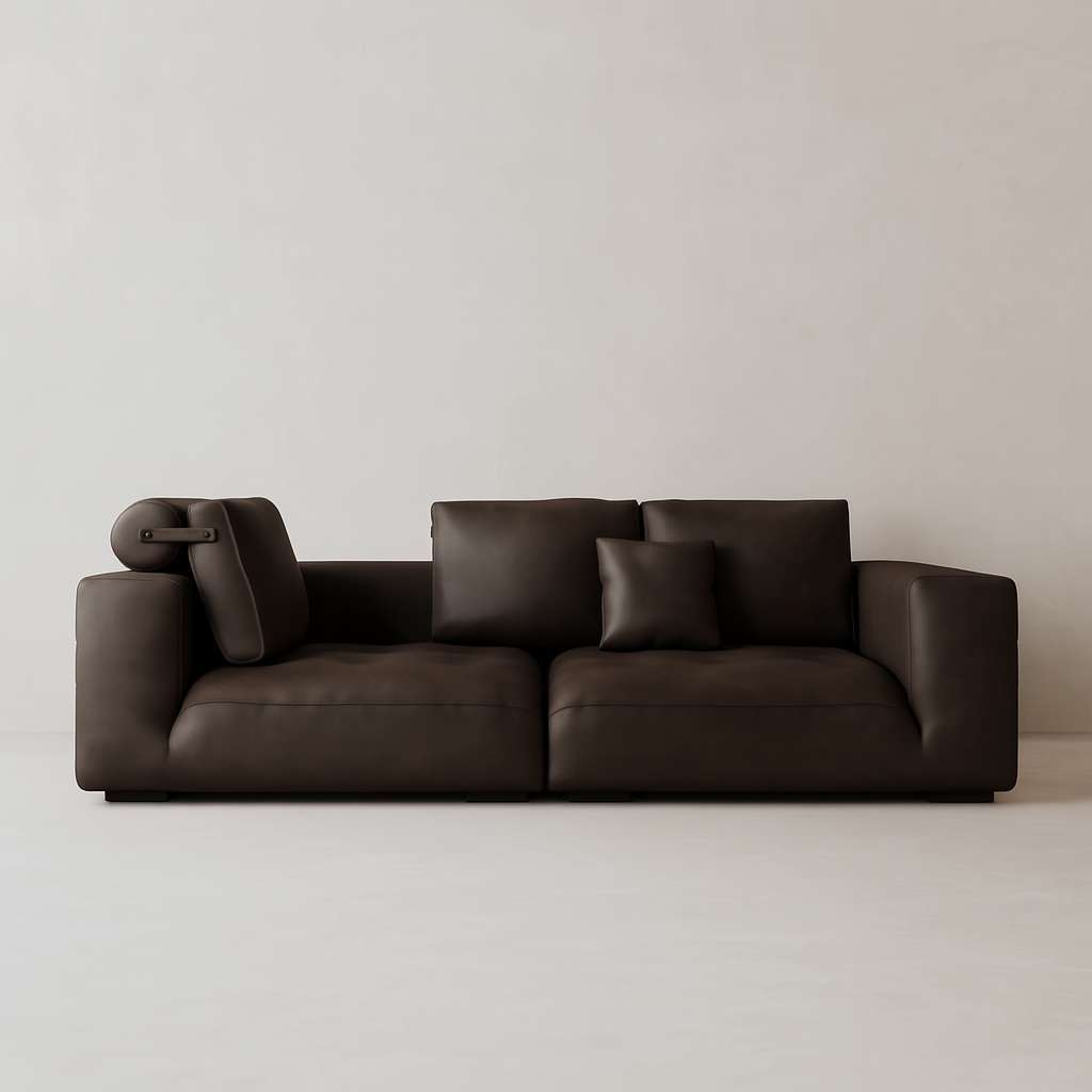 Lazaro Leather Sofa