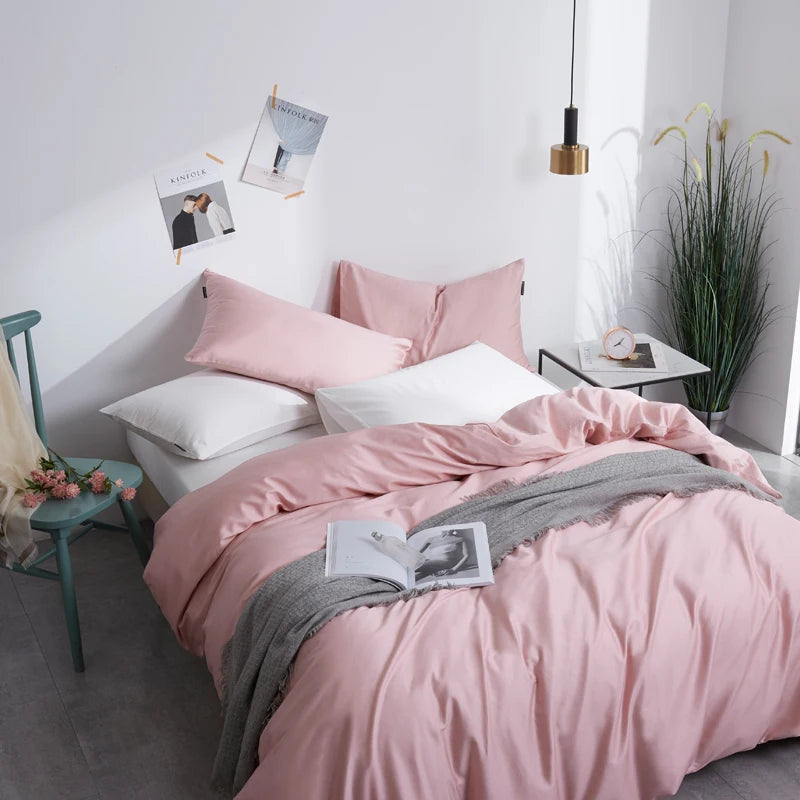 The Alexandria Duvet Set (Long-staple Sateen Cotton)