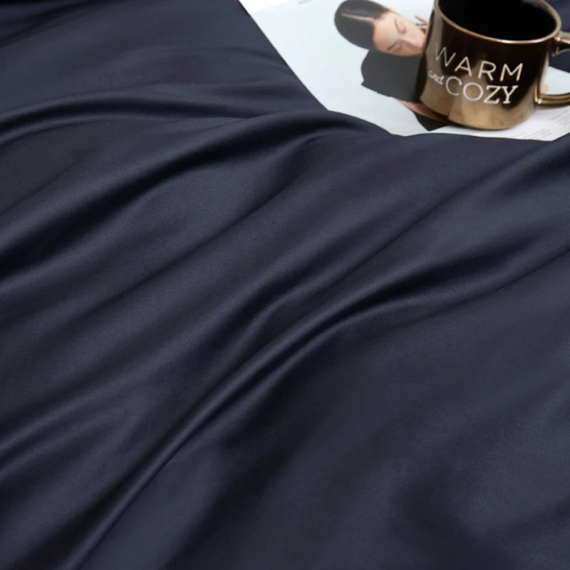 The Alexandria Duvet Set (Long-staple Sateen Cotton)