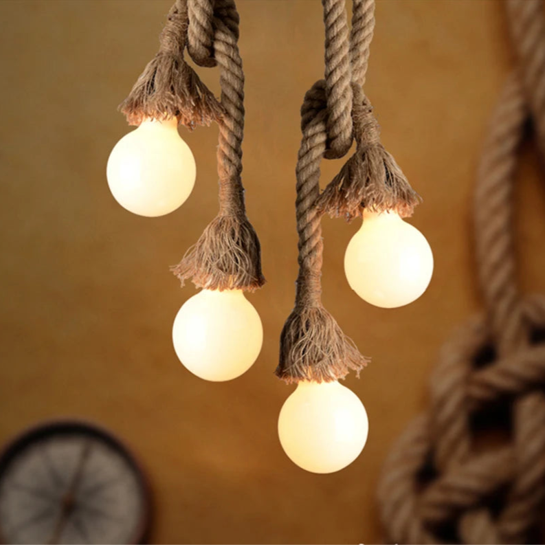 Knotted Rope Pendant Light - KaveCore