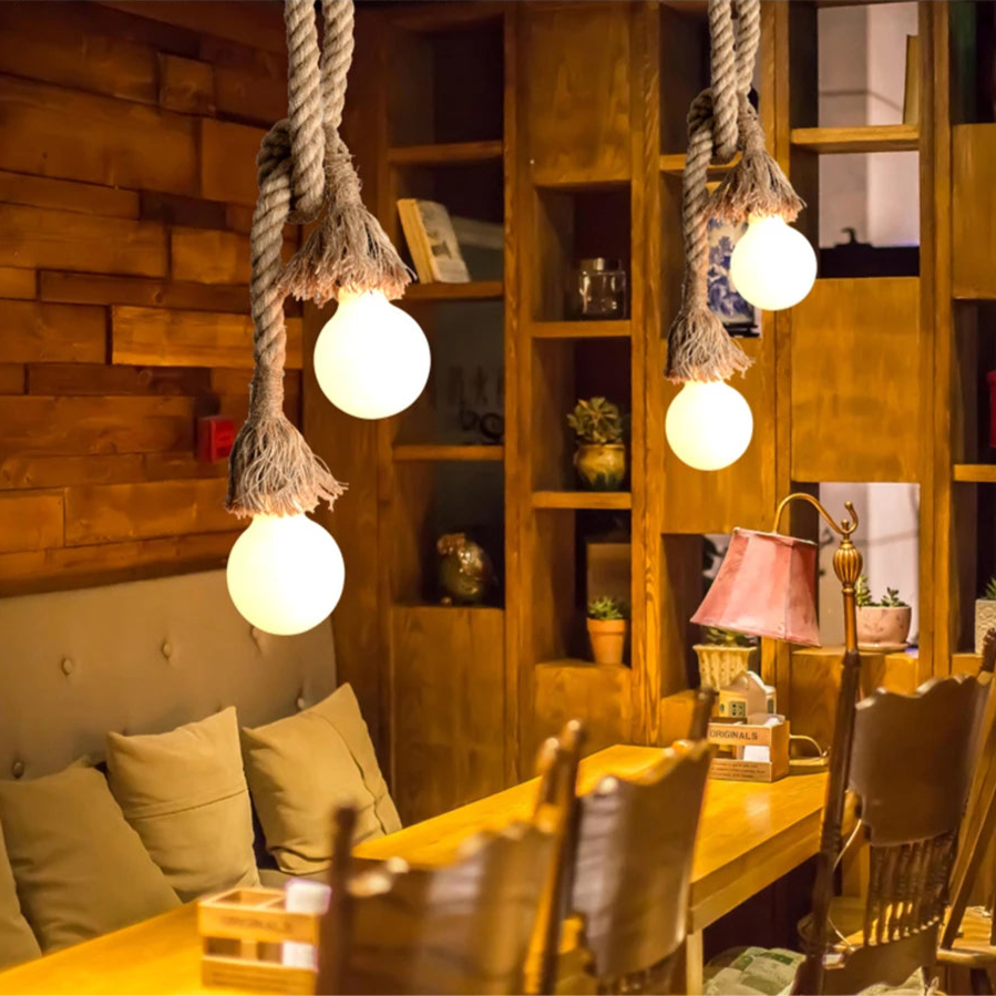 Knotted Rope Pendant Light - KaveCore