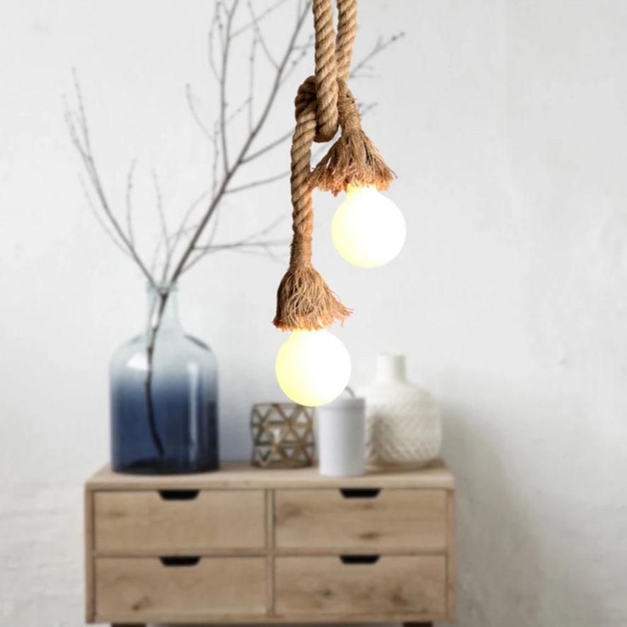 Knotted Rope Pendant Light - KaveCore