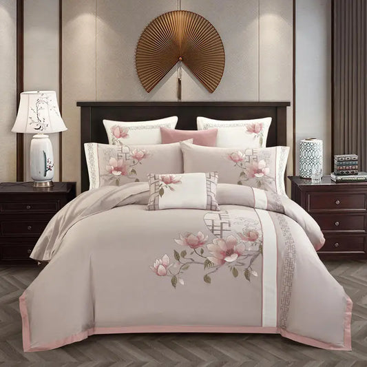 Hanami Serenity Duvet Cover Set (Long-staple Sateen Cotton)