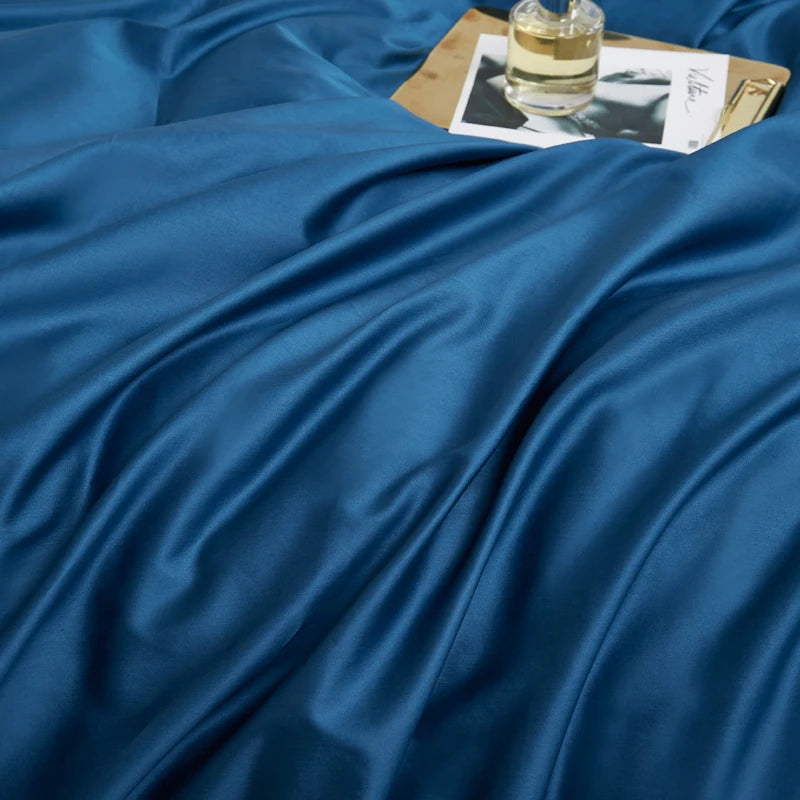 The Alexandria Duvet Set (Long-staple Sateen Cotton)