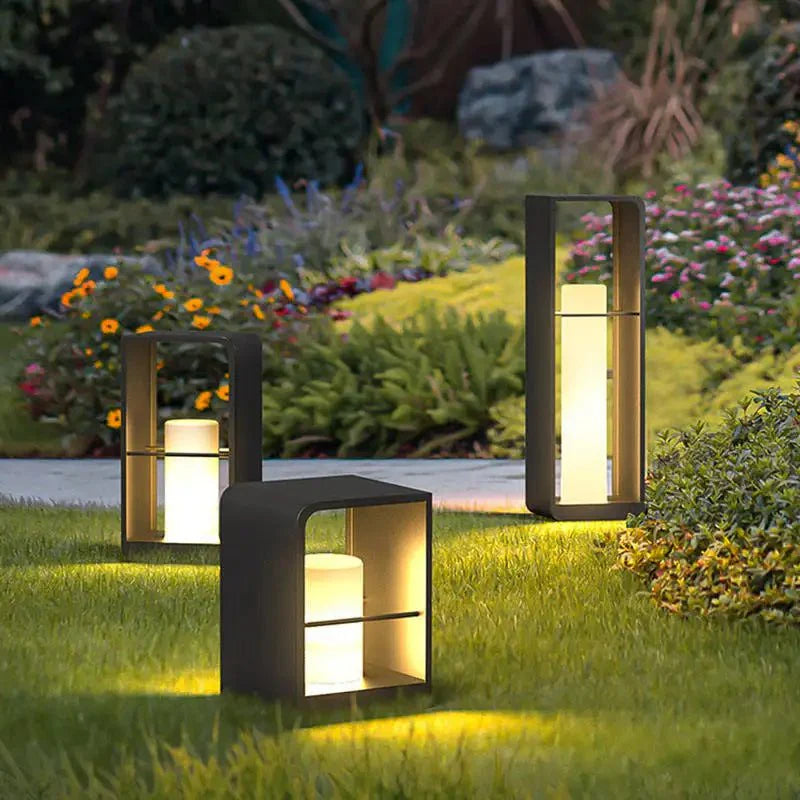 NightCube – Elegant Solar LED Light for Outdoor Ambiance - KaveCore