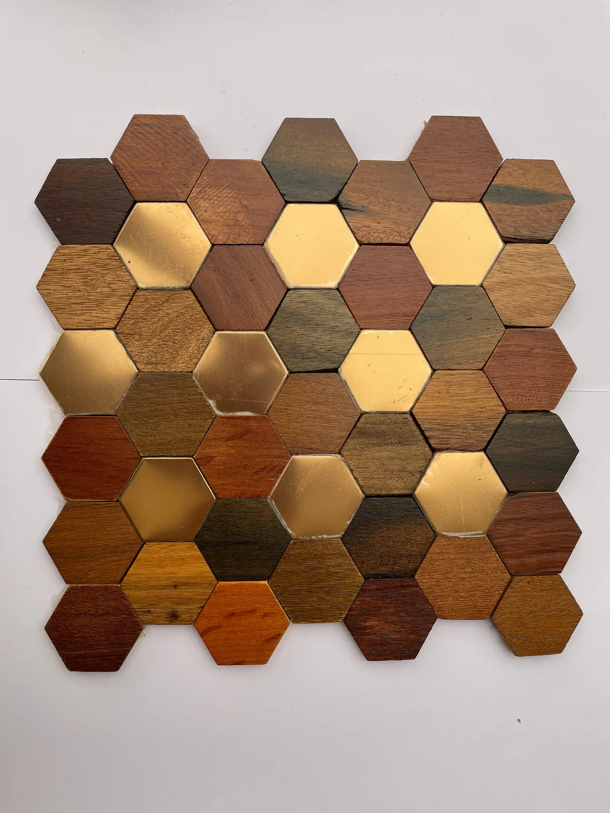RustiHex Wooden Wall Panel