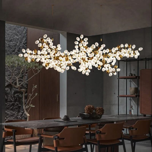 Golden Bloom Chandelier