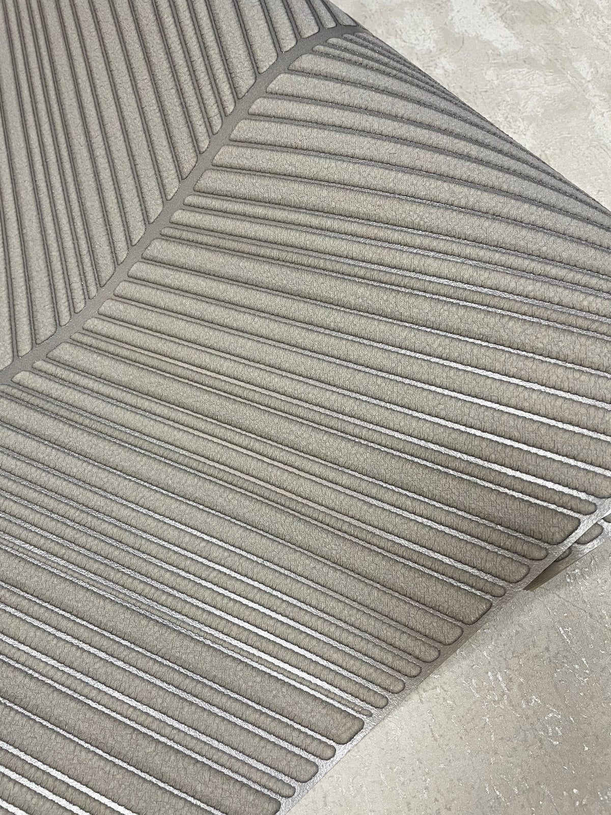 Chevron Crest Suede Wallpaper